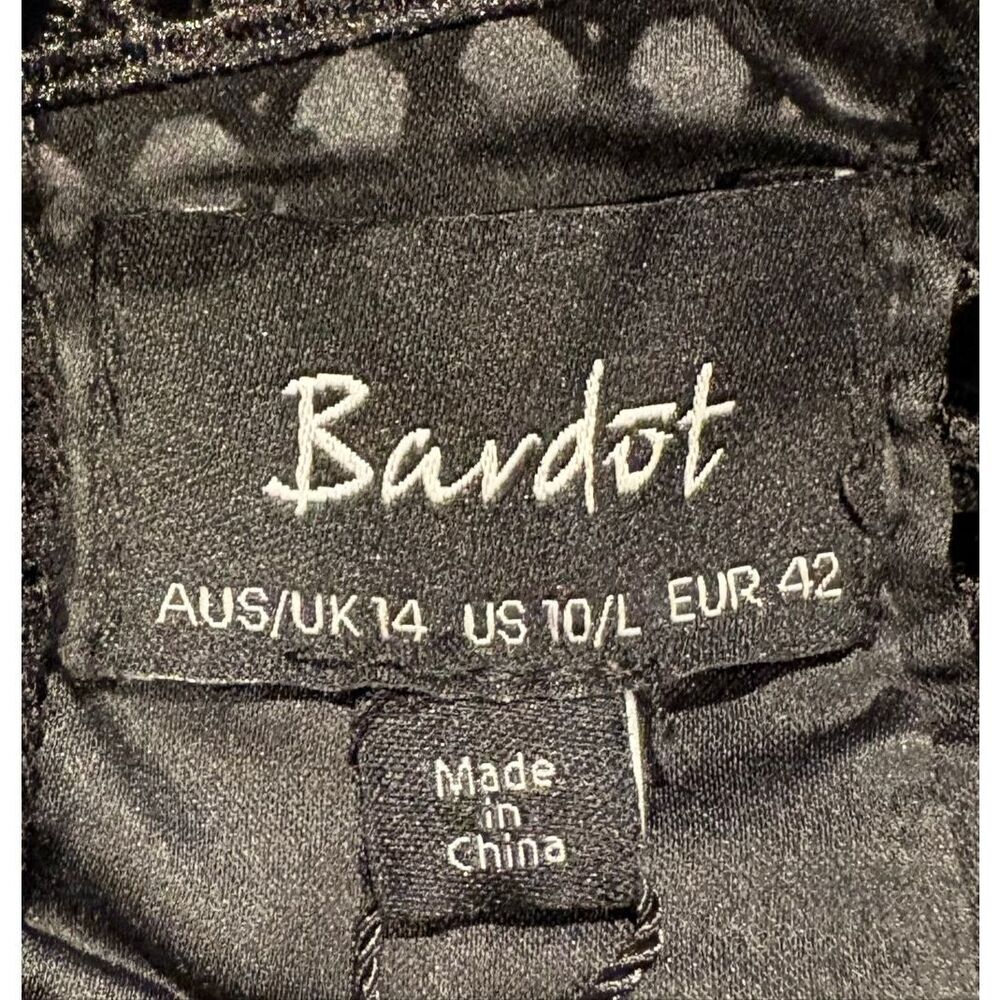 Bardot black lace dress size 10 - Picture 3 of 4